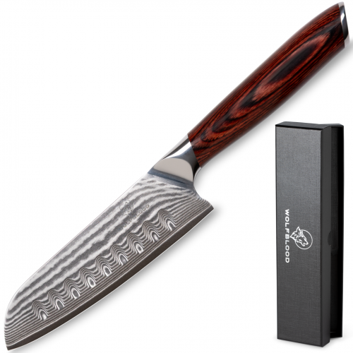 Santokumesser L (24 cm) - Wolfblood RED